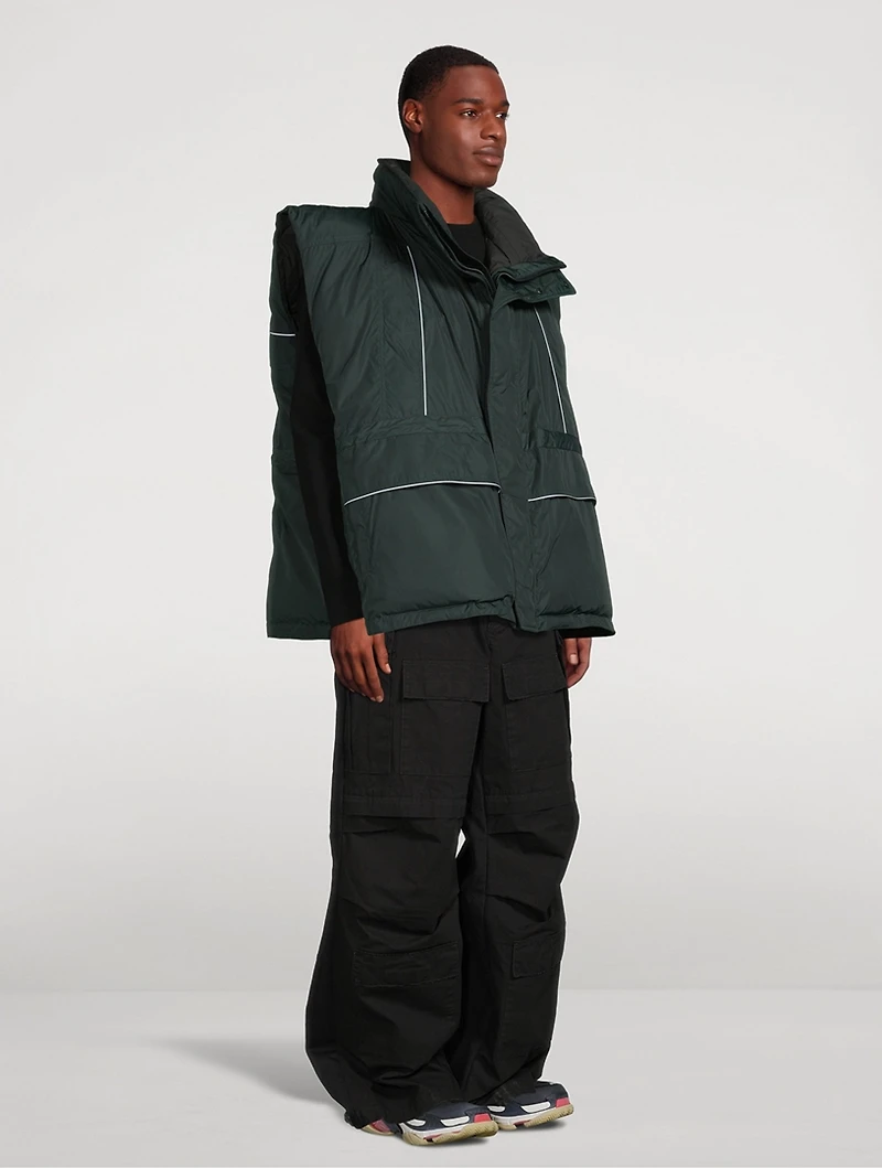 Nylon Boxy Vest