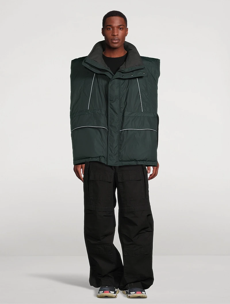 Nylon Boxy Vest