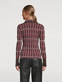 Rory Jacquard Polo Sweater