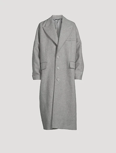 Wool Oversized Long Coat