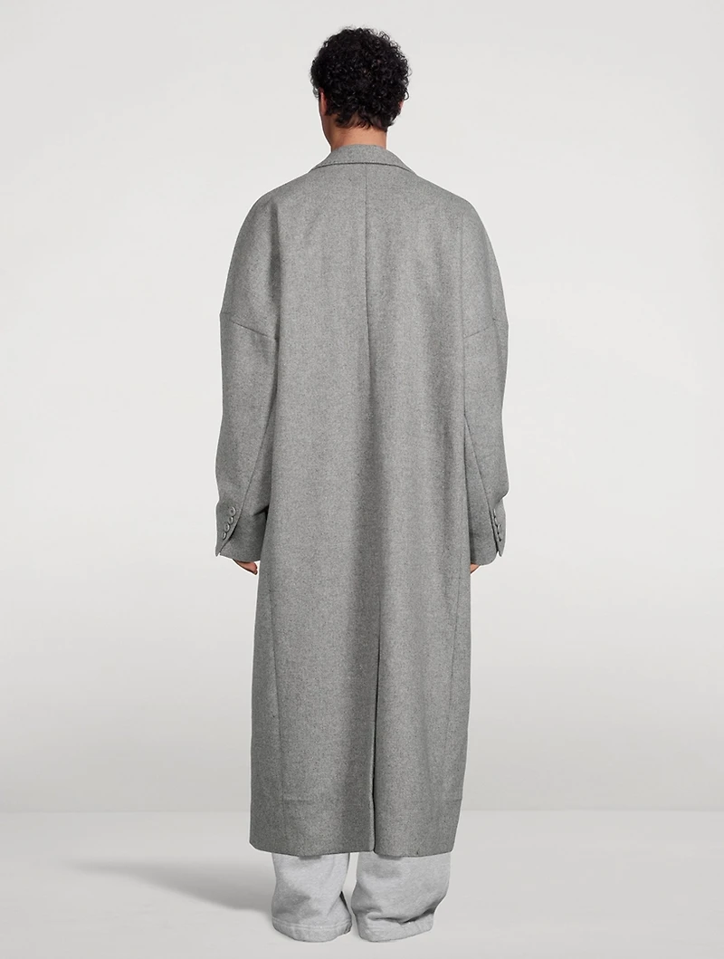 Wool Oversized Long Coat