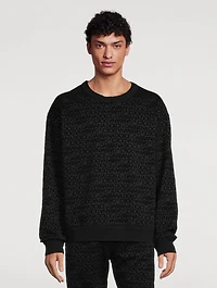 Flock Logo Crewneck Sweatshirt