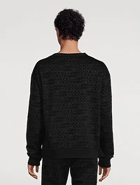 Flock Logo Crewneck Sweatshirt