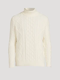 Marsh Wool-Blend Cable Knit Sweater