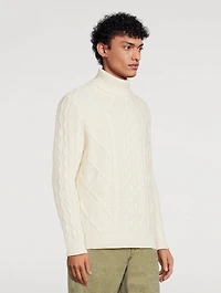 Marsh Wool-Blend Cable Knit Sweater