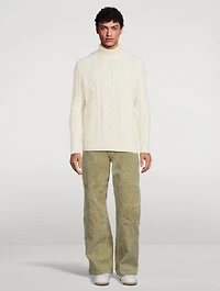 Marsh Wool-Blend Cable Knit Sweater