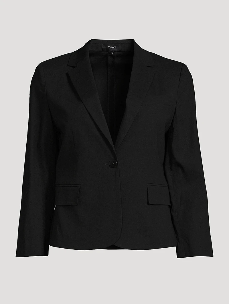 Good Linen Shrunken Blazer