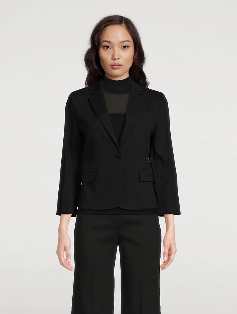 Good Linen Shrunken Blazer