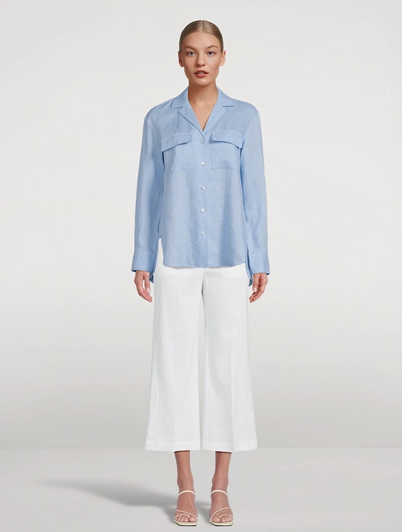 Linen Utility Shirt