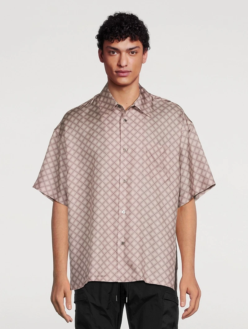 Silk Short-Sleeve Shirt