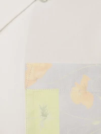 Camp Shirt Super Bloom Grid Print