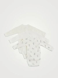 Pack of Three Wrapover Bodysuits