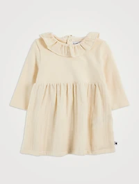 Cotton Long-Sleeve Dress