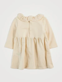Cotton Long-Sleeve Dress