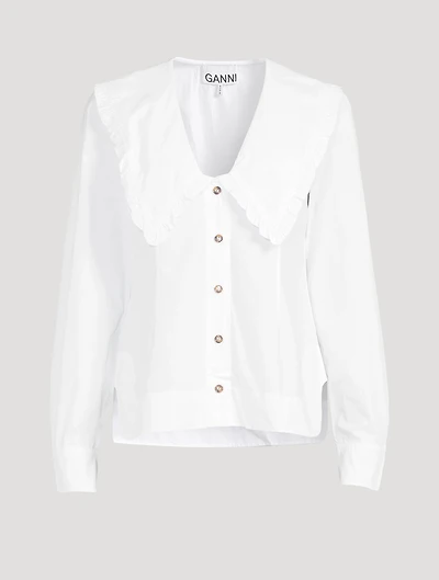 Ruffle Collar Blouse