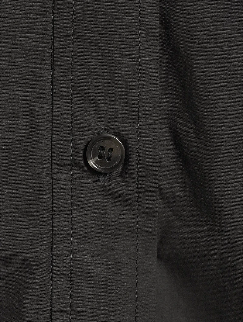 Cotton Poplin Double-Collar Shirt