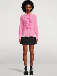Chiffon Ruffled Shirt