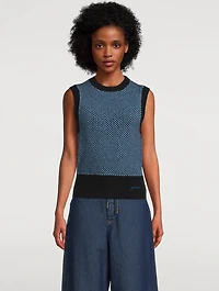 Jacquard Sweater Vest