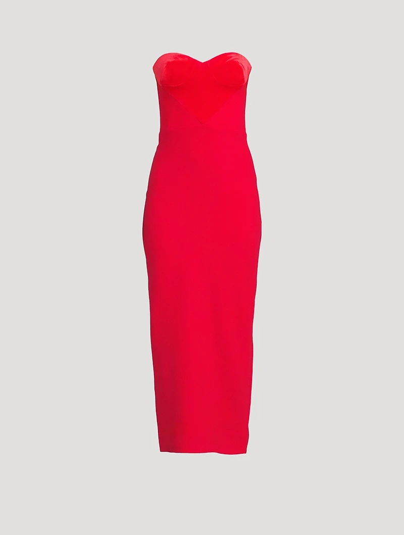 Charlton Stretch Crêpe Strapless Dress