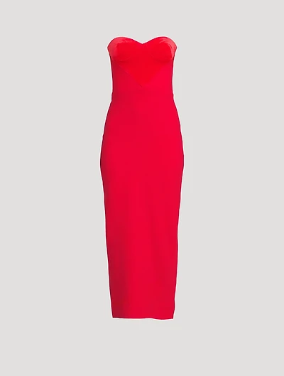 Charlton Stretch Crêpe Strapless Dress
