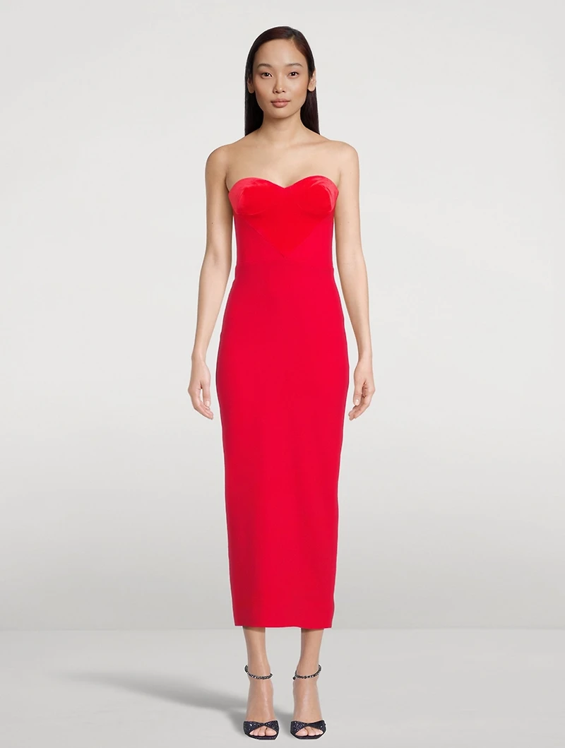 Charlton Stretch Crêpe Strapless Dress
