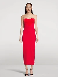 Charlton Stretch Crêpe Strapless Dress