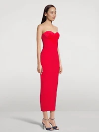 Charlton Stretch Crêpe Strapless Dress