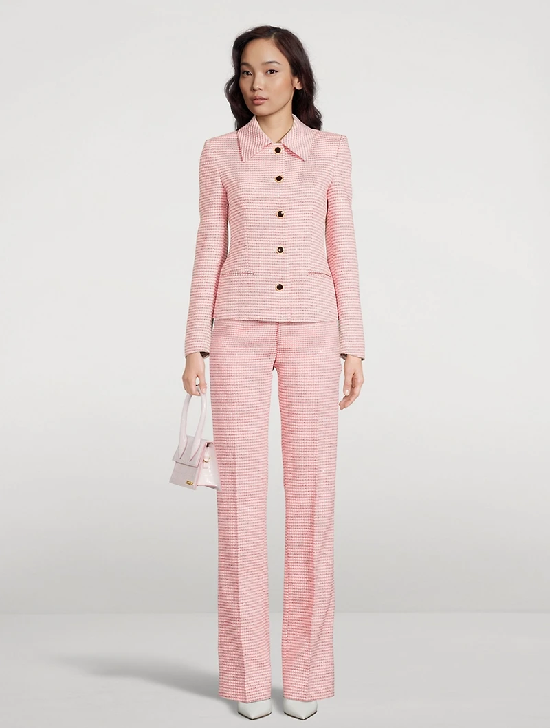 Sequin Tweed Jacket