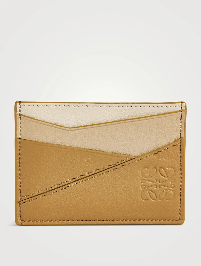 Puzzle Leather Card Holder
