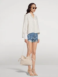 Flamenco Leather Clutch