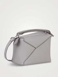 Mini Puzzle Edge Leather Bag