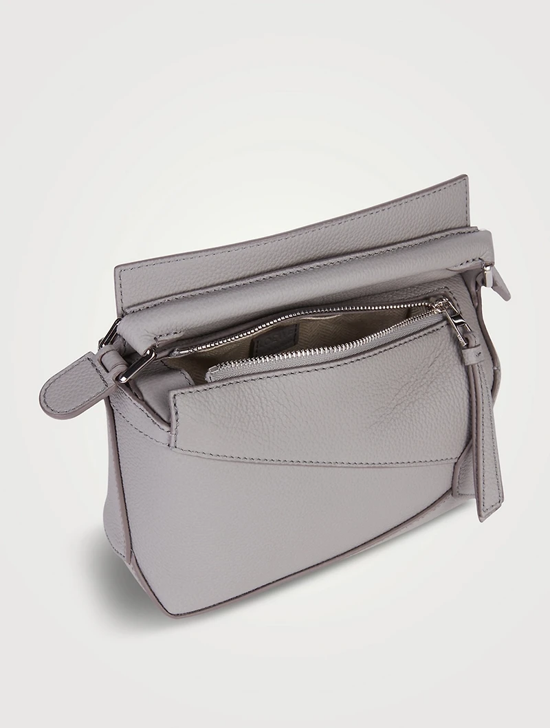 Mini Puzzle Edge Leather Bag