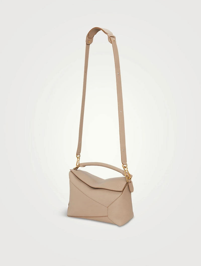Medium Puzzle Edge Leather Bag