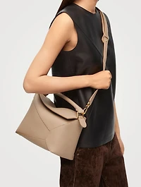 Medium Puzzle Edge Leather Bag