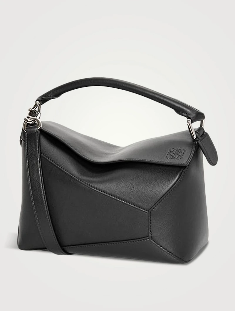 Small Puzzle Edge Leather Bag