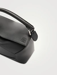 Small Puzzle Edge Leather Bag
