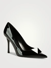 One Stud Leather Pumps