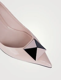 One Stud Leather Pumps