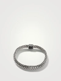 Classic Chain Reversible Bracelet With Blue Sapphire