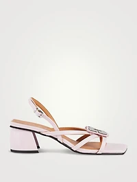 Embellished Butterfly Slingback Sandals