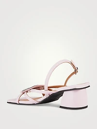 Embellished Butterfly Slingback Sandals