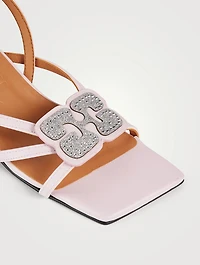 Embellished Butterfly Slingback Sandals