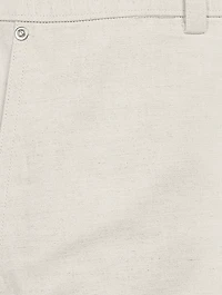 Linen Straight-Leg Carpenter Pants