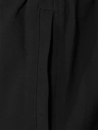 Cotton And Linen Straight-Leg Pants