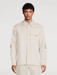 Linen Cargo Shirt