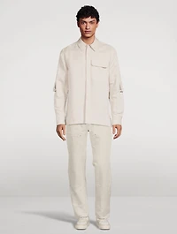 Linen Cargo Shirt