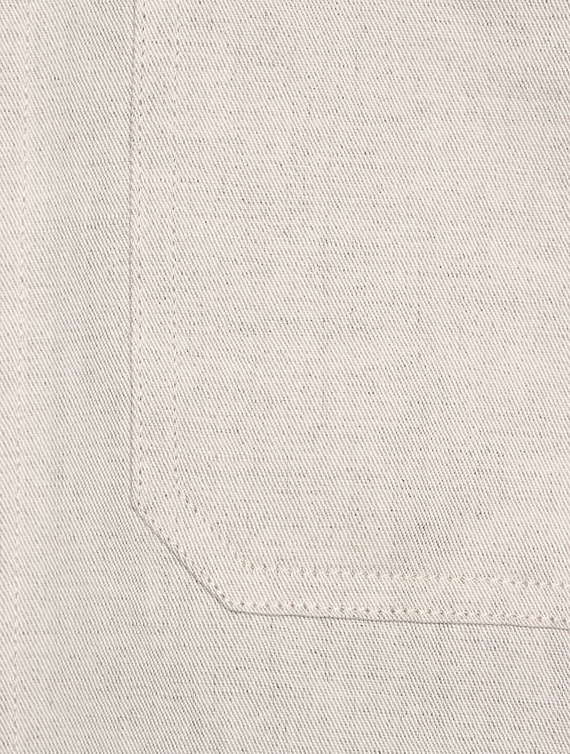 Linen Cargo Shirt