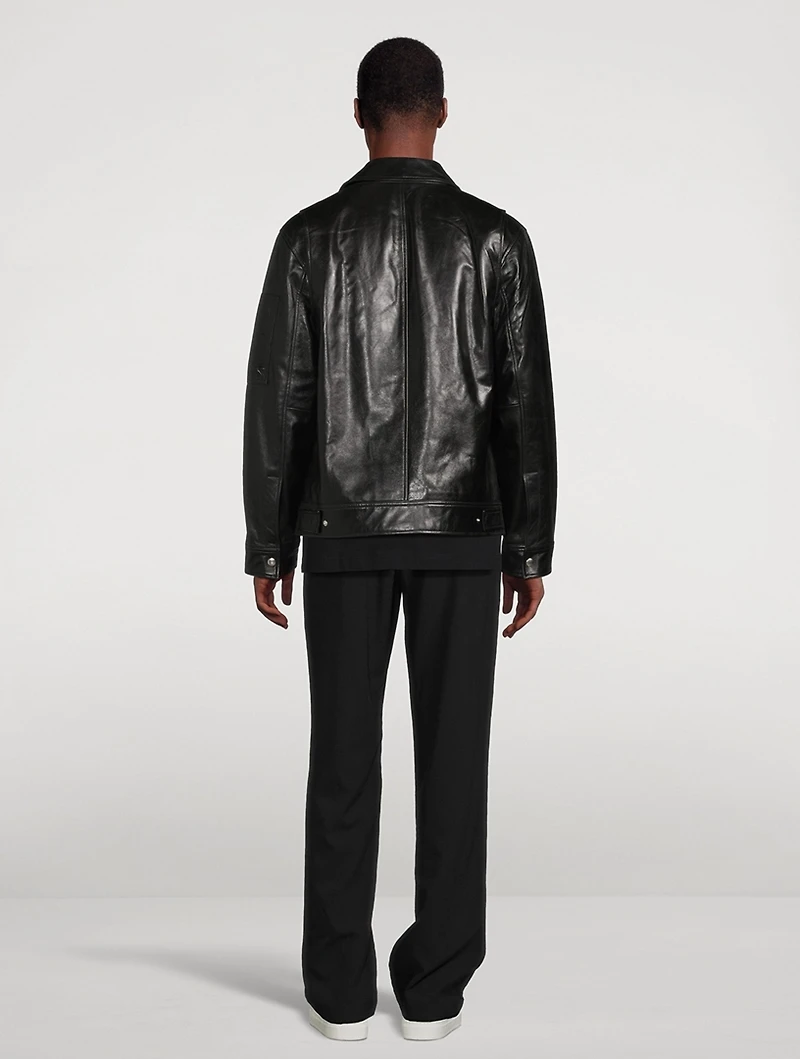 Leather Flight Jacket