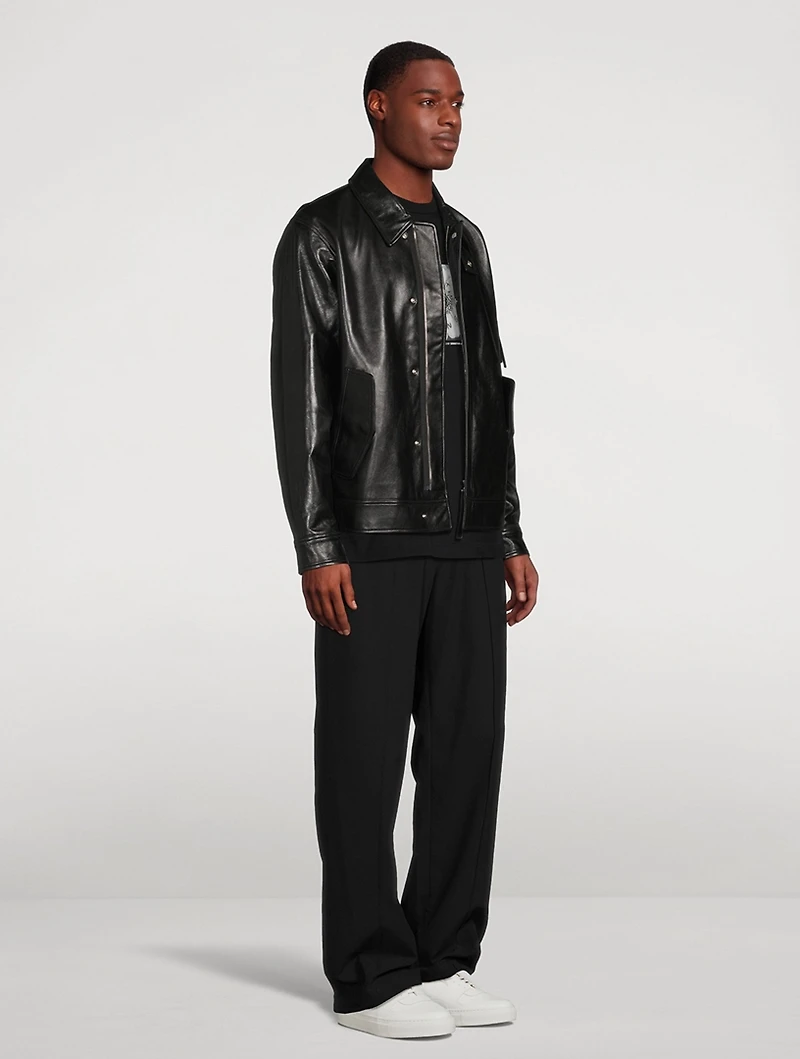 Leather Flight Jacket