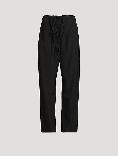 Argent Wool Trousers